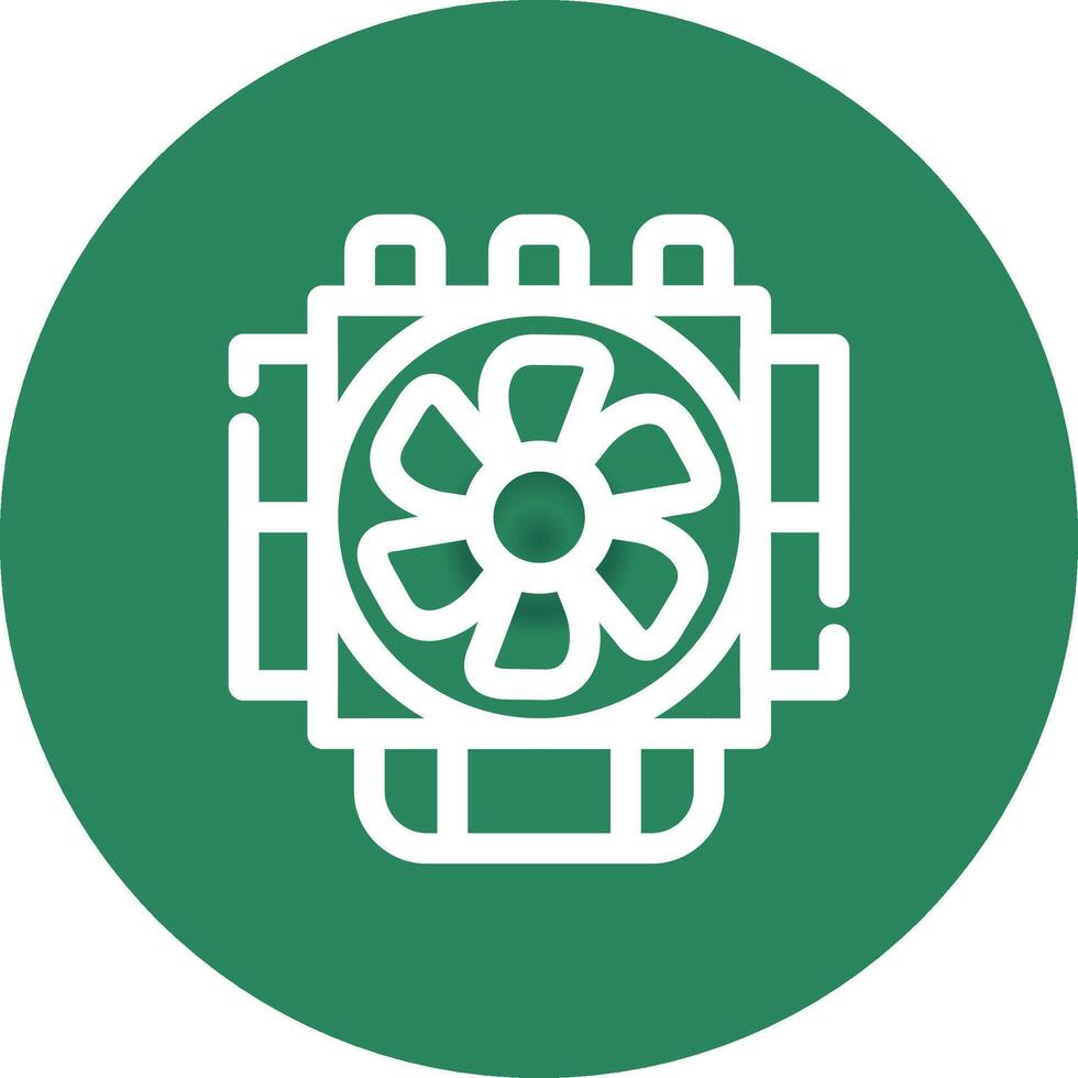 Heatsink Creative Icon Design vector