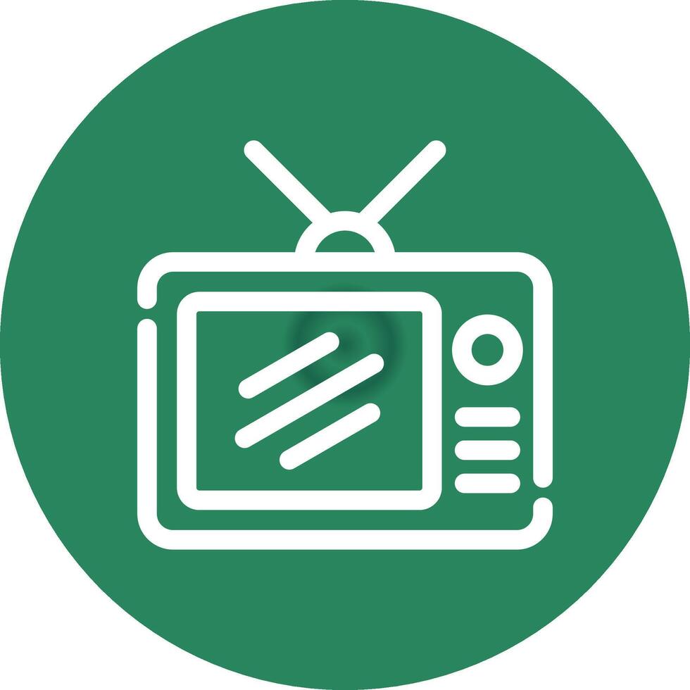 Tv Creative Icon Design vector