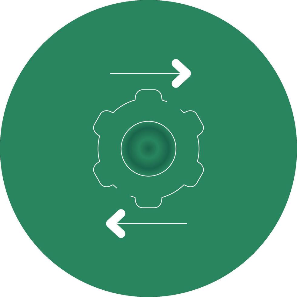 Machine to Machine Creative Icon Design vector
