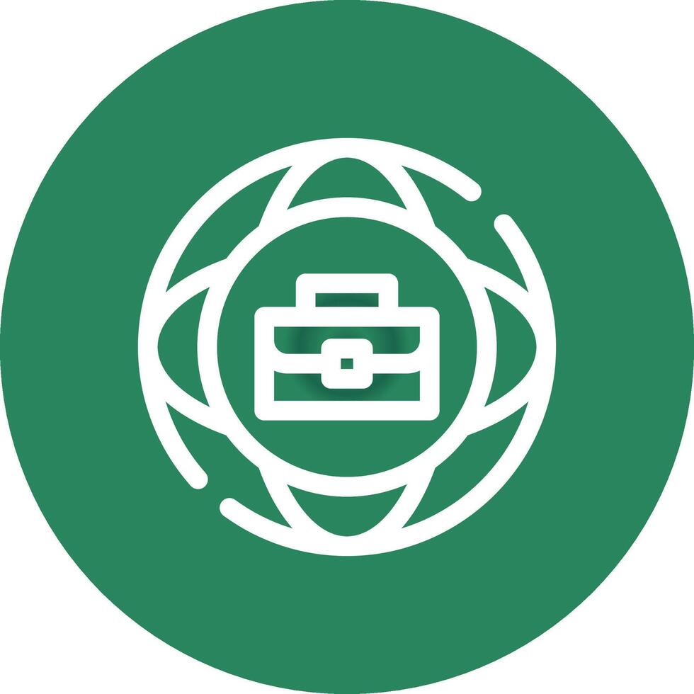 Line Circle Gradient Design vector
