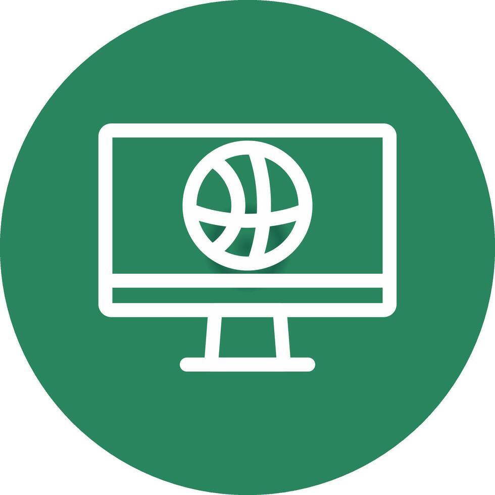 Television Creative Icon Design vector