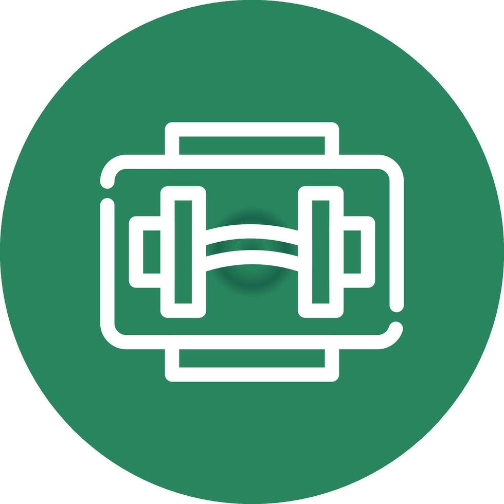 Gym Creative Icon Design vector