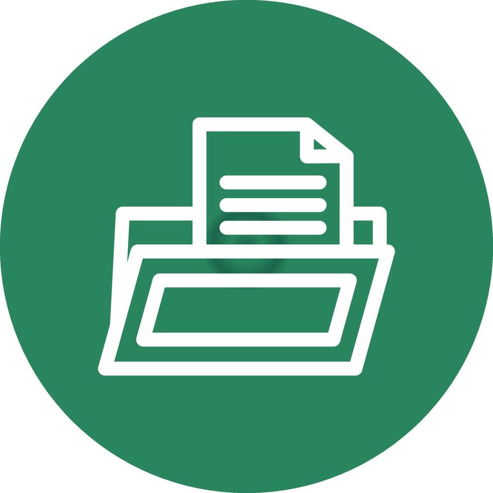 Folder Creative Icon Design vector