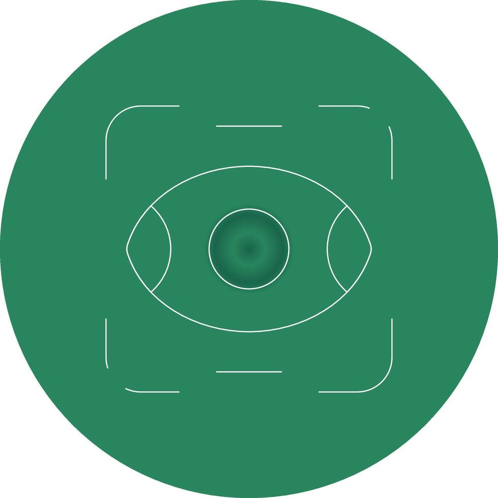 Eye Scanner Creative Icon Design vector