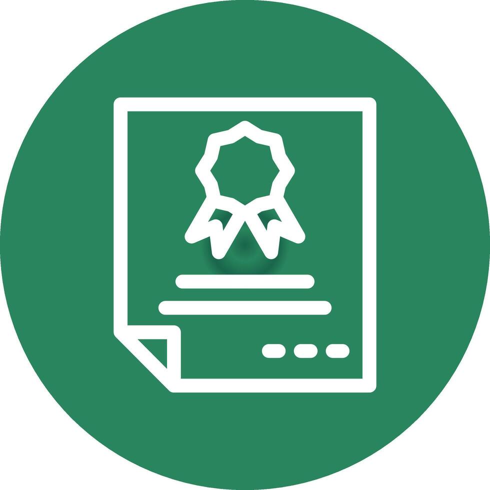 Diploma Creative Icon Design vector