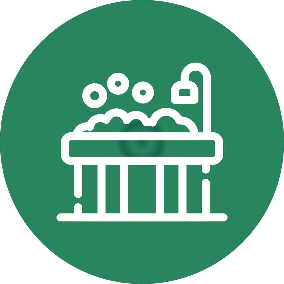 Bathtub Creative Icon Design vector