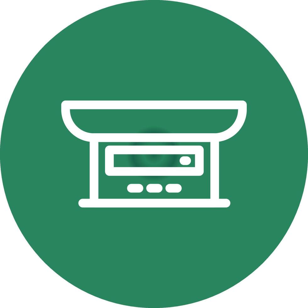 Baby Weight Creative Icon Design vector