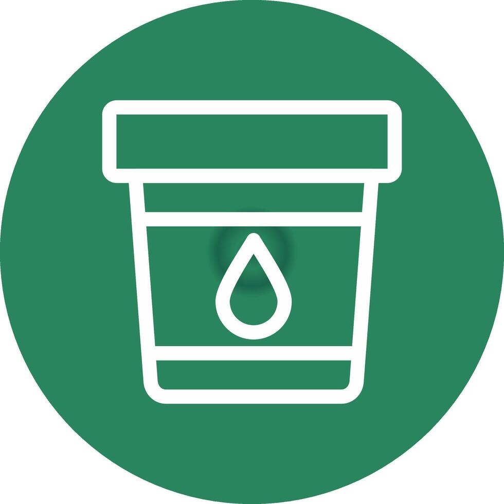 Urine Sample Creative Icon Design vector