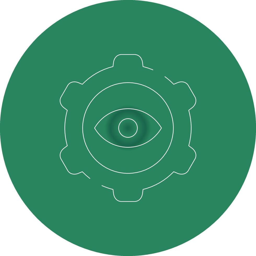 Eye Setting Creative Icon Design vector