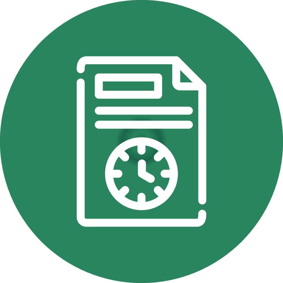 Schedule Creative Icon Design vector