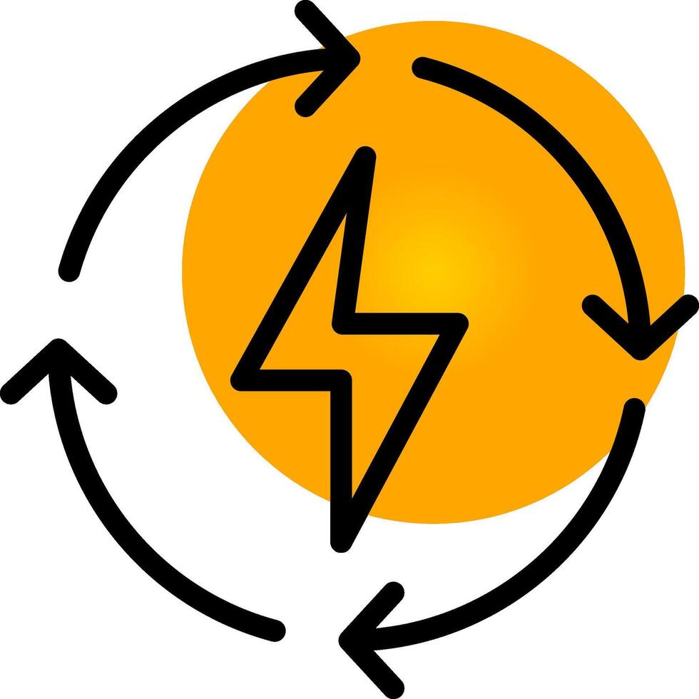 Renewable Energy Creative Icon Design vector