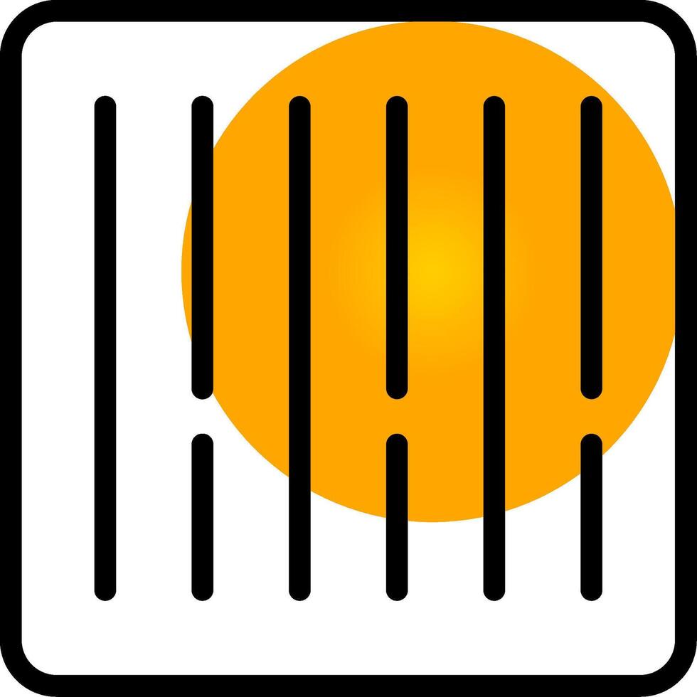 Barcode Creative Icon Design vector