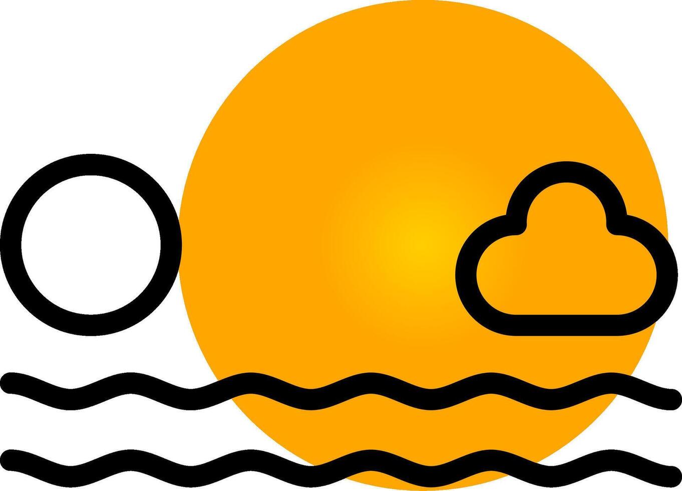 Sea Creative Icon Design vector