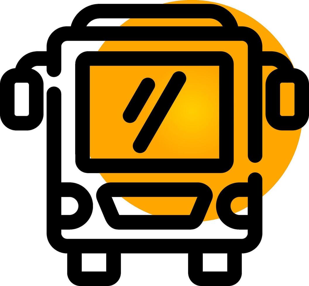 diseño de icono creativo de autobús vector