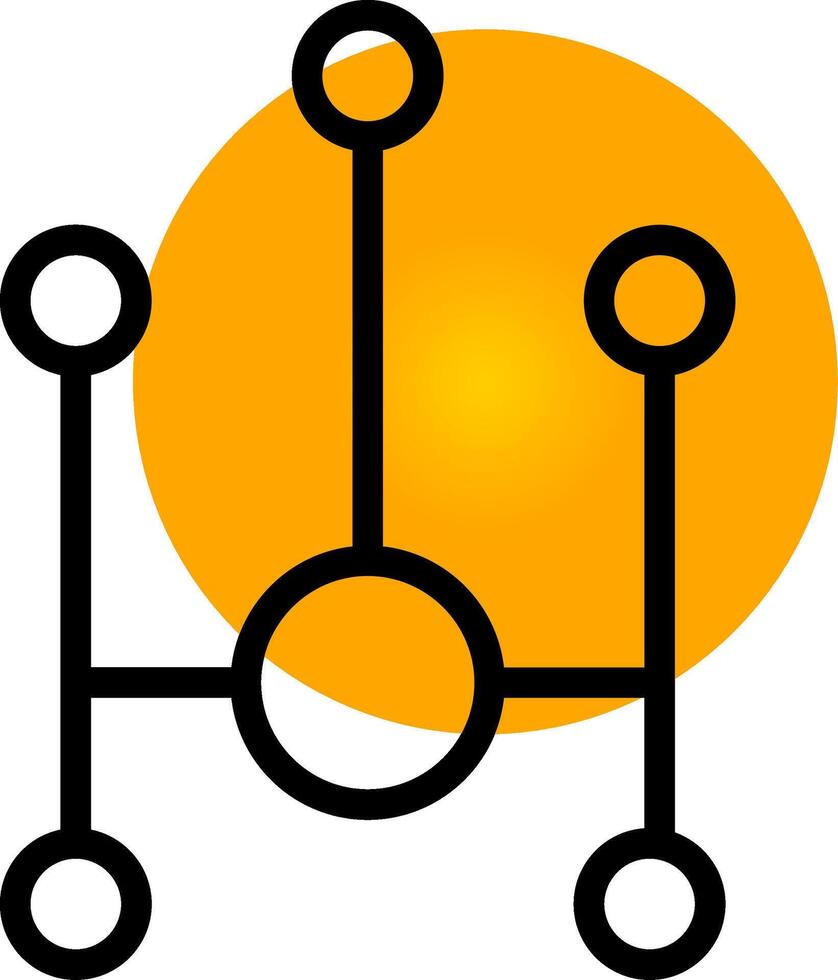 Link Creative Icon Design vector