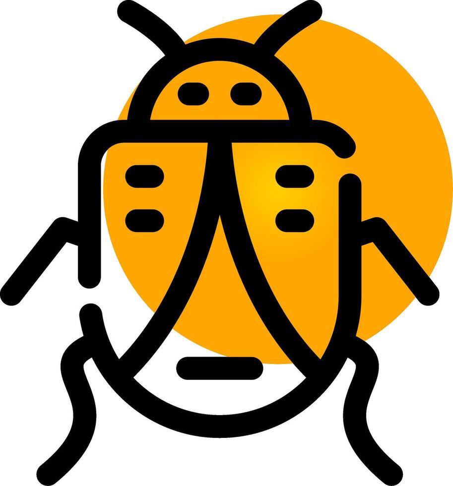 Bug Creative Icon Design vector