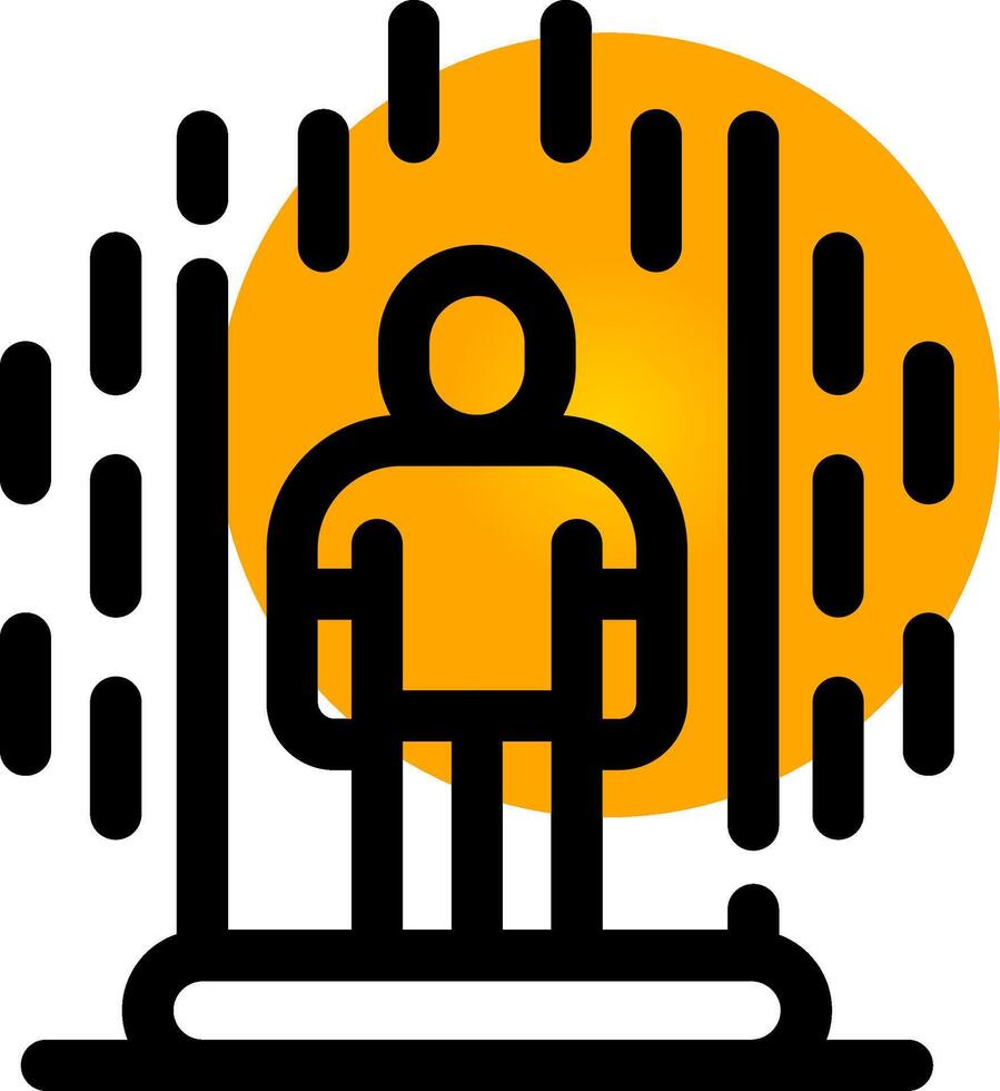 Teleportation Creative Icon Design vector