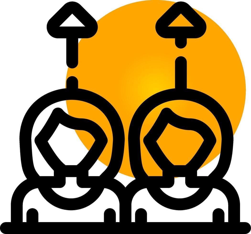 Same Approach Creative Icon Design vector