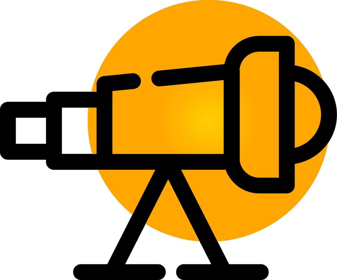 Telescope Creative Icon Design vector