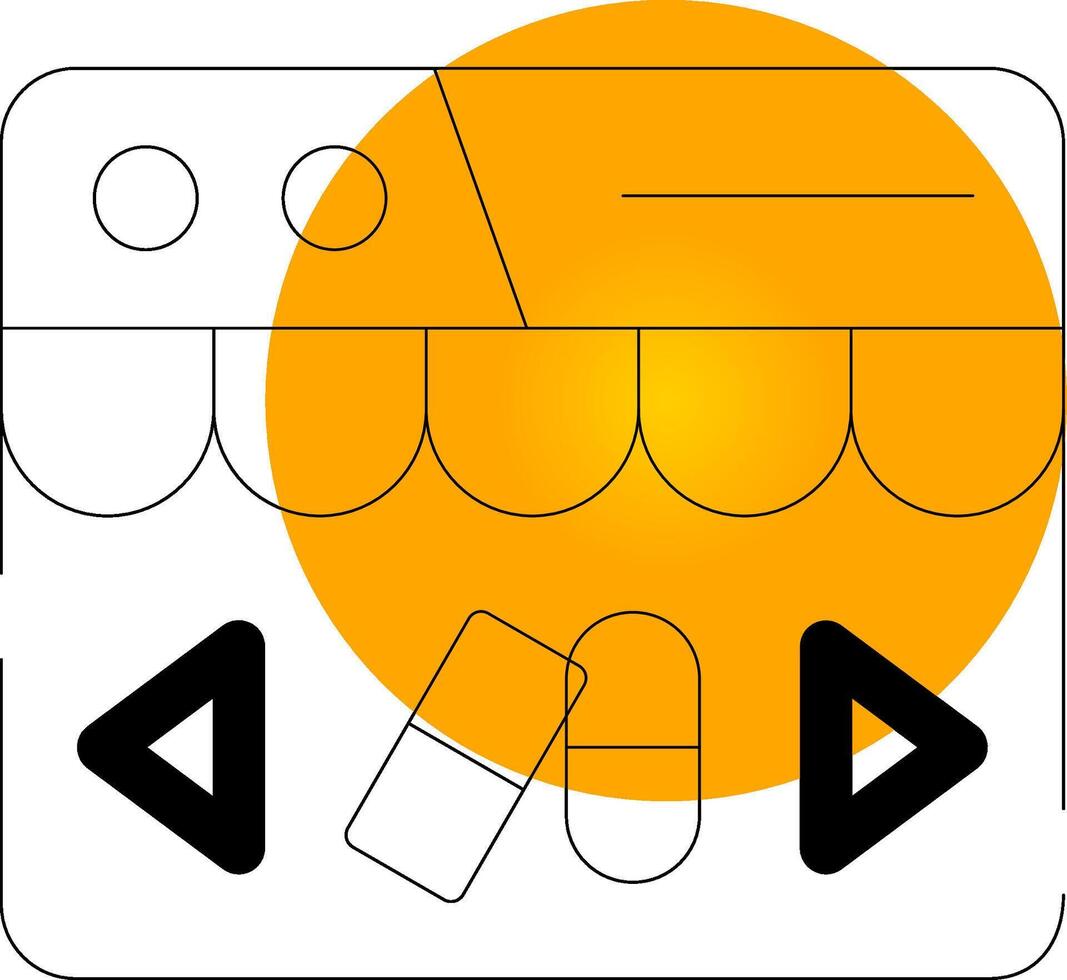 Wide Selection Of Products Creative Icon Design vector