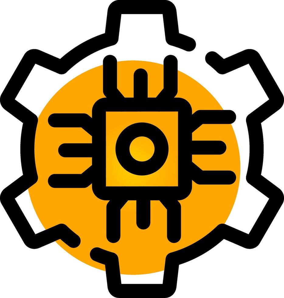 Cpu Creative Icon Design vector