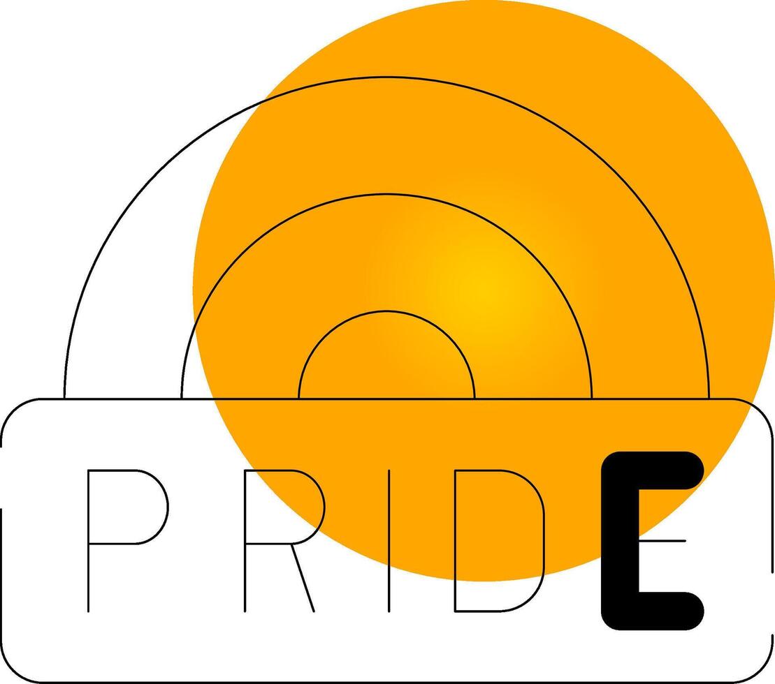 Pride Creative Icon Design vector