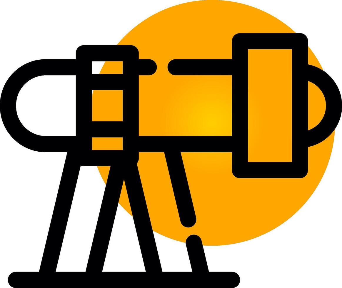 binocular creativo icono diseño vector