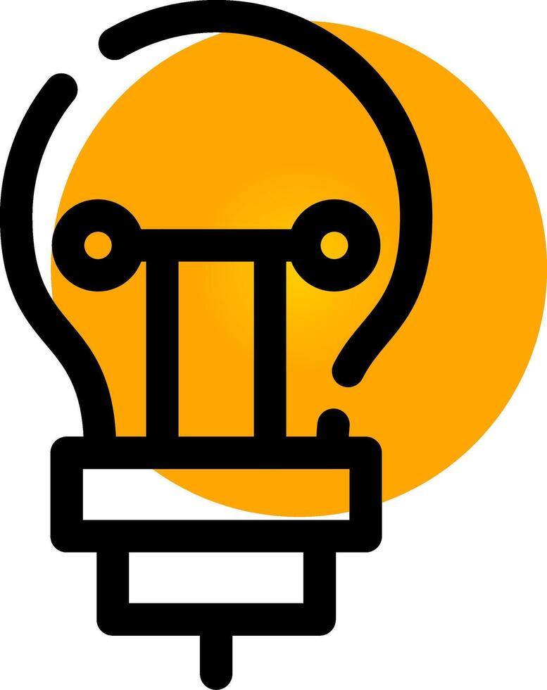 Bulb Creative Icon Design vector