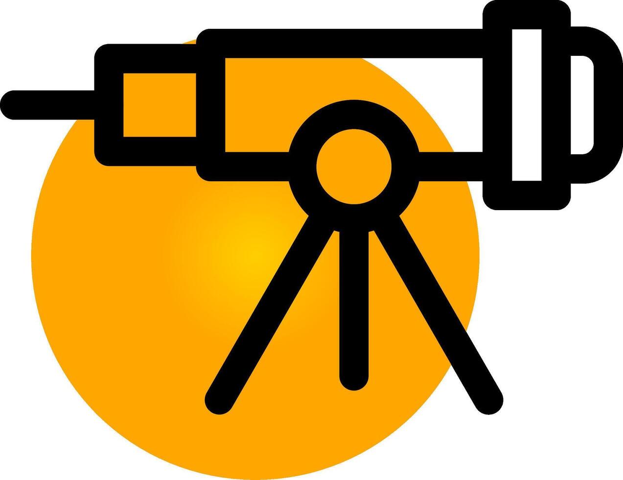 Telescope Creative Icon Design vector