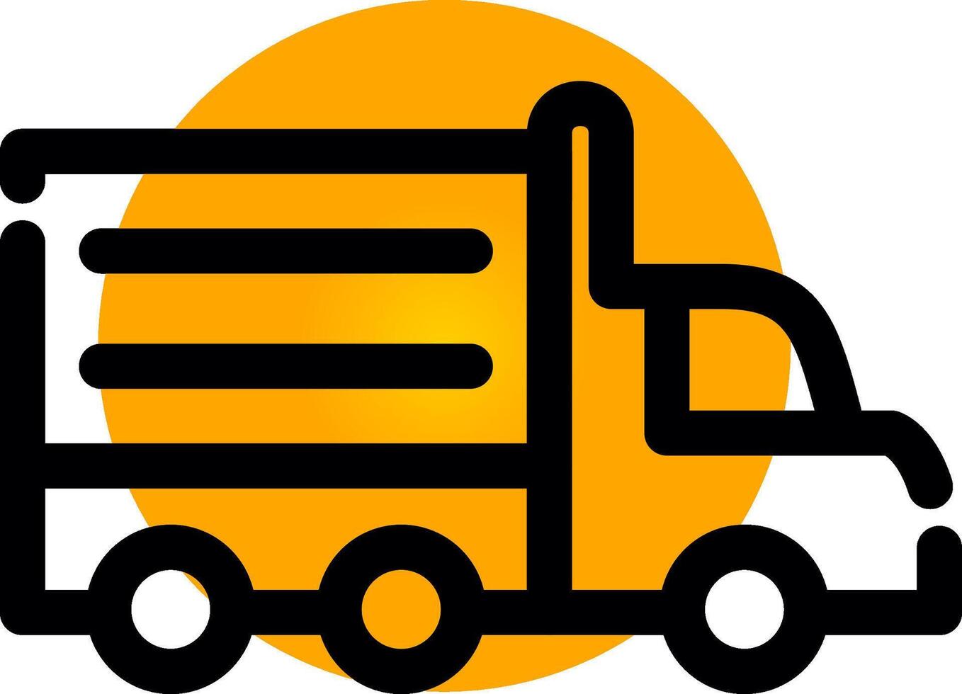 Truck Creative Icon Design vector