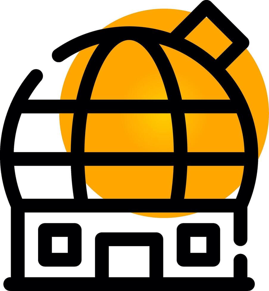 Observatory Creative Icon Design vector