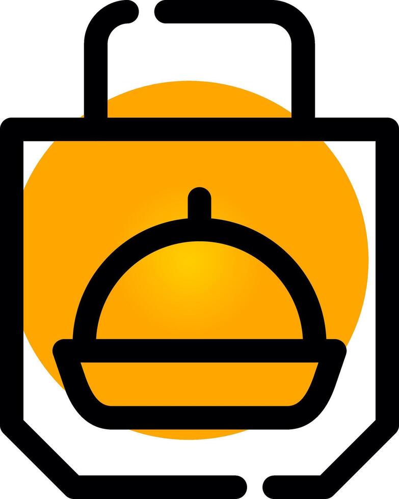 Food Delivery Creative Icon Design vector