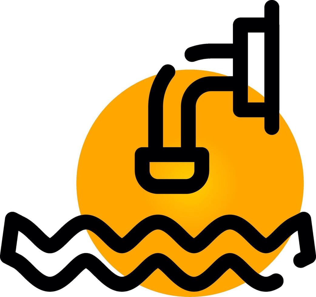 Waste Water Creative Icon Design vector