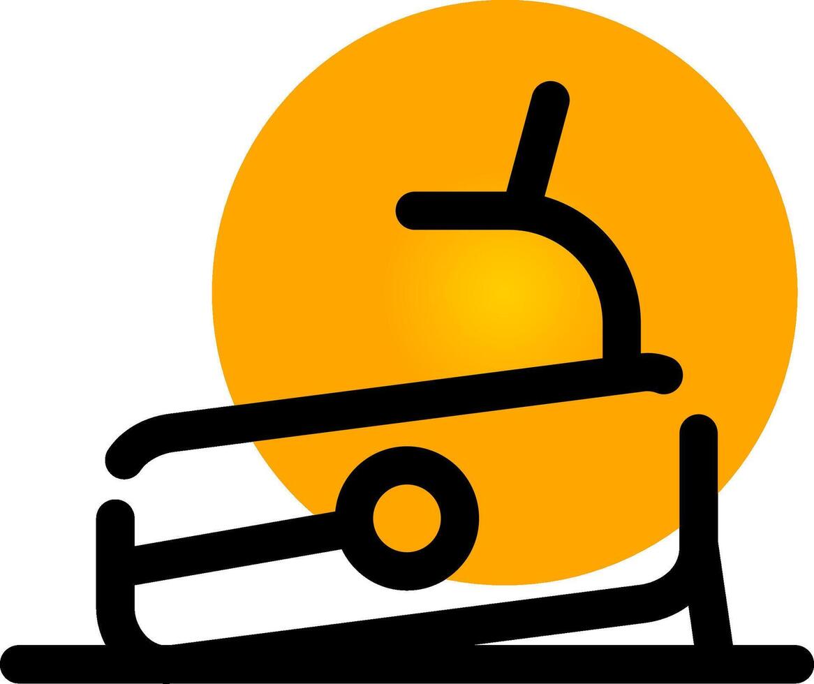 Treadmill Creative Icon Design vector