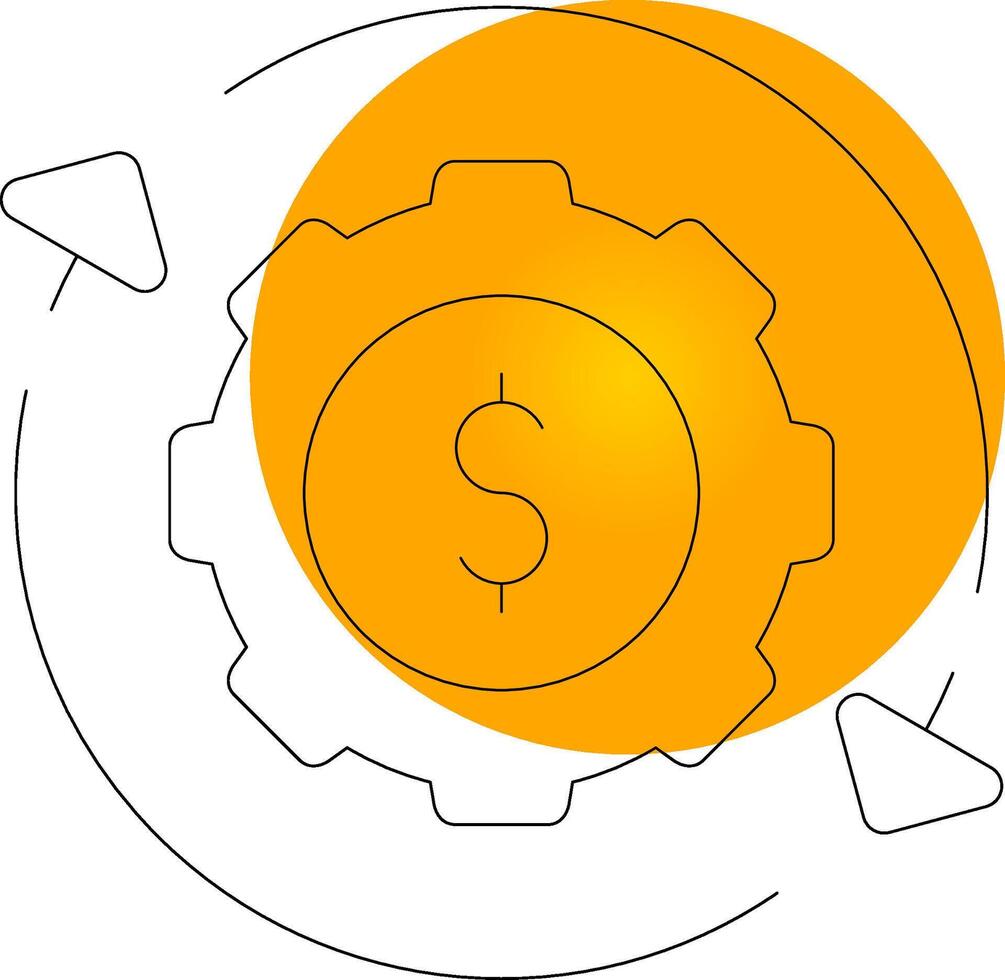 Procedure Cost Creative Icon Design vector