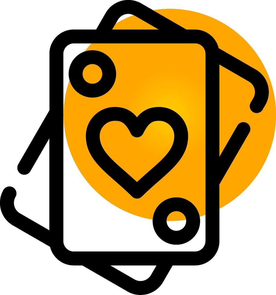 Playing Cards Creative Icon Design vector