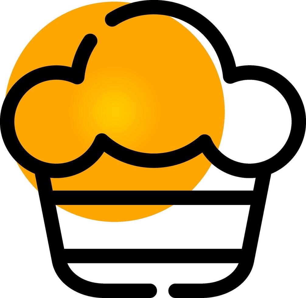 Muffin Creative Icon Design vector