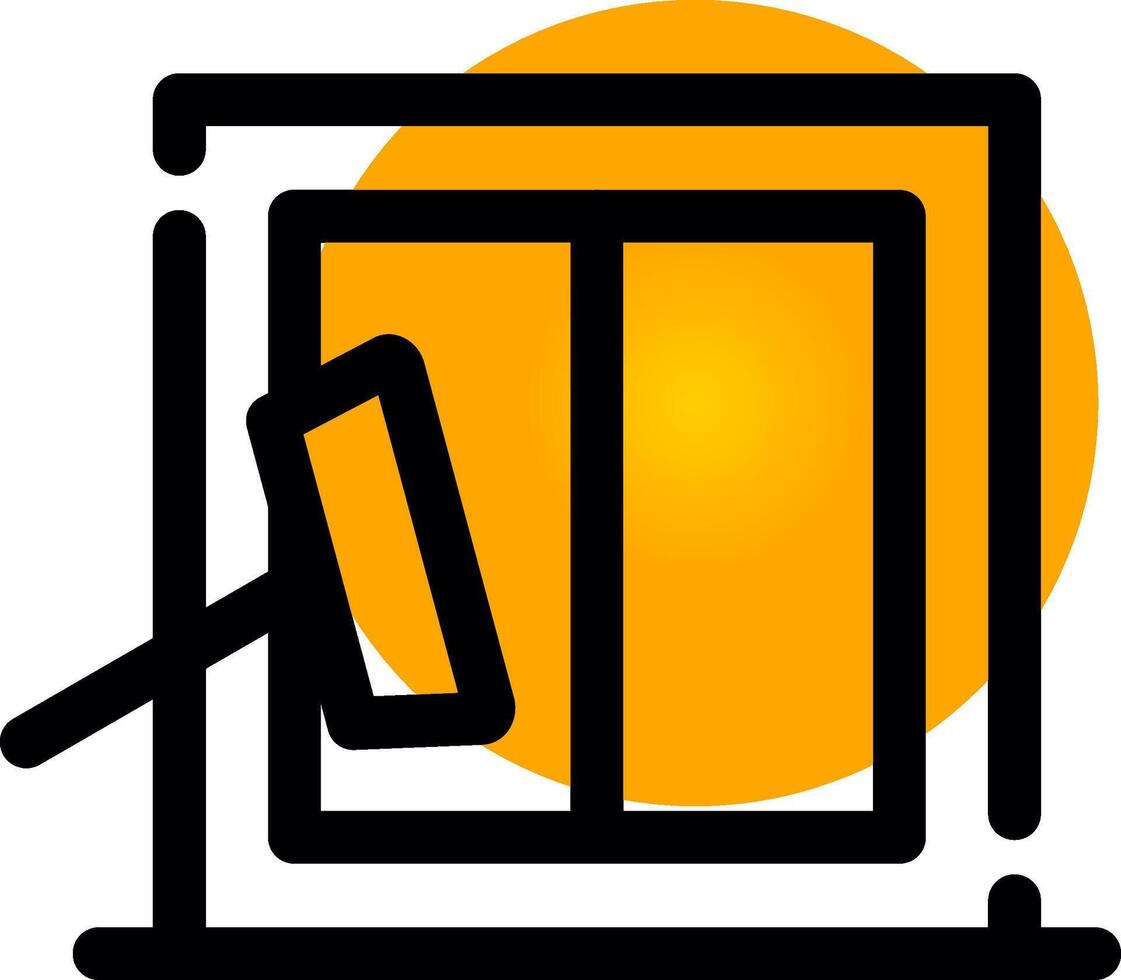 Glass Cleaning Creative Icon Design vector