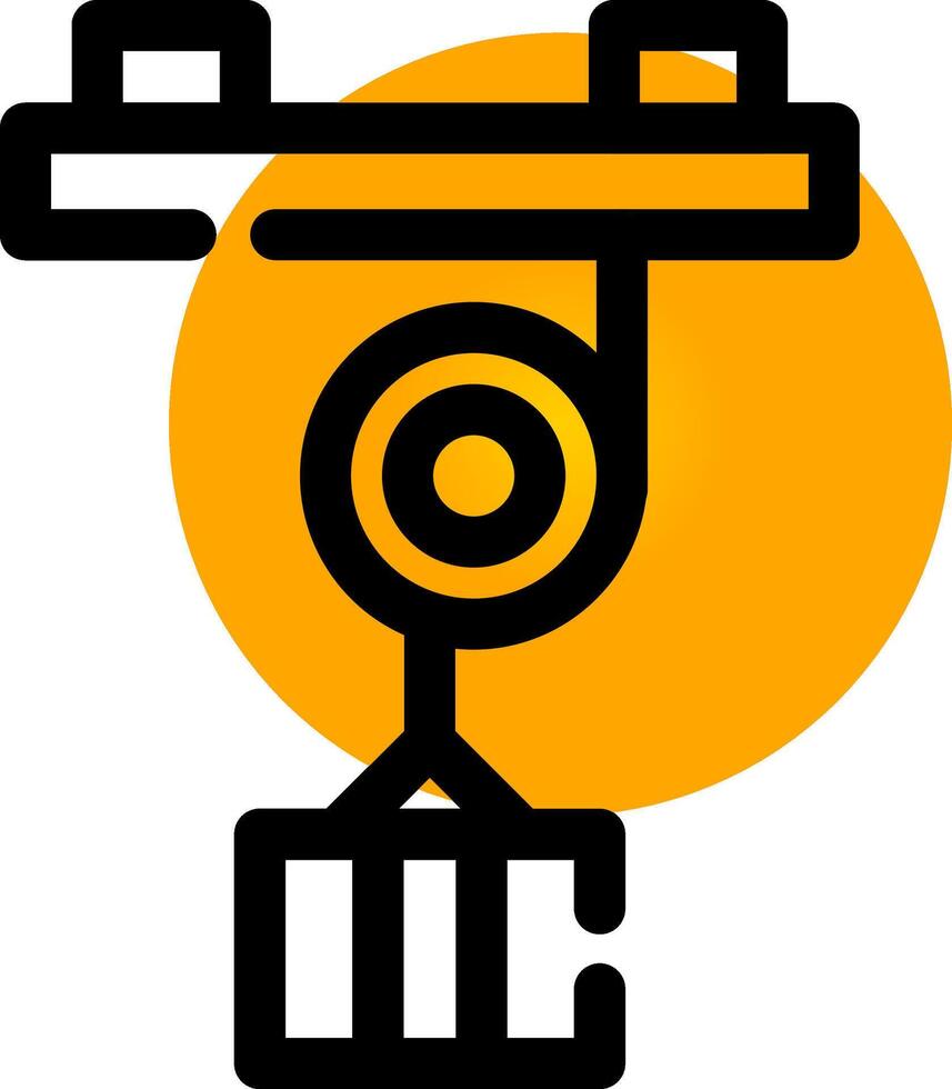 Pulley Creative Icon Design vector