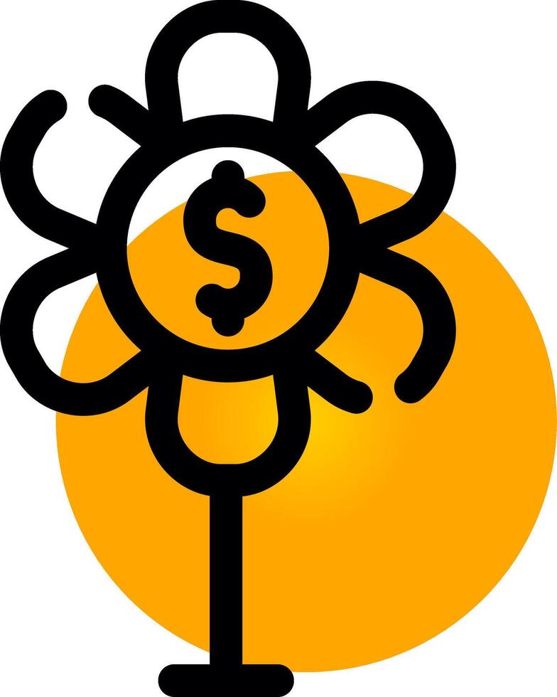 Money Growth Creative Icon Design vector