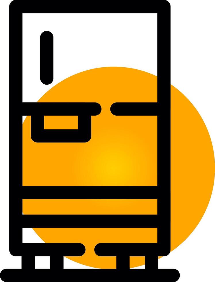Fridge Creative Icon Design vector