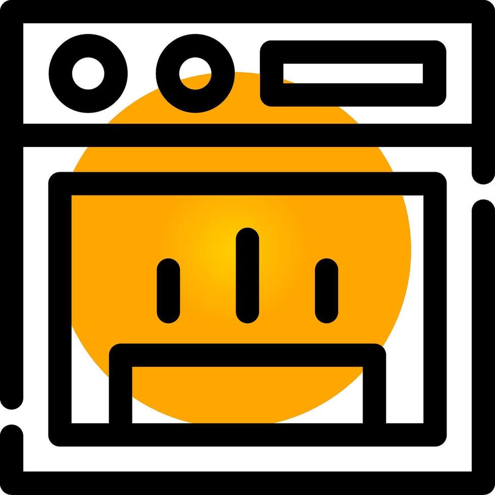 Stove Creative Icon Design vector