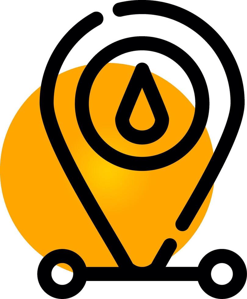 Location Creative Icon Design vector