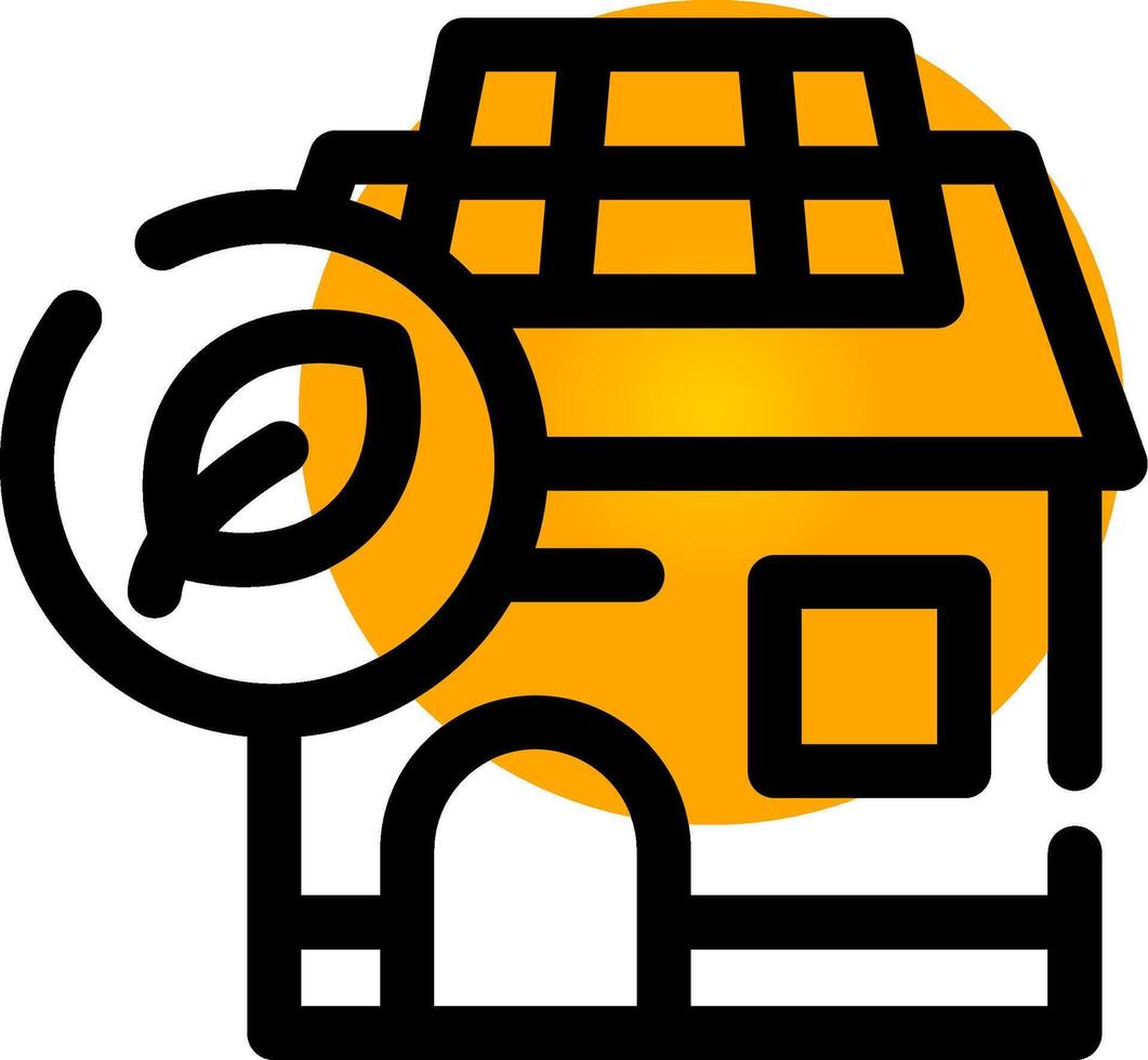 Eco Home Creative Icon Design vector