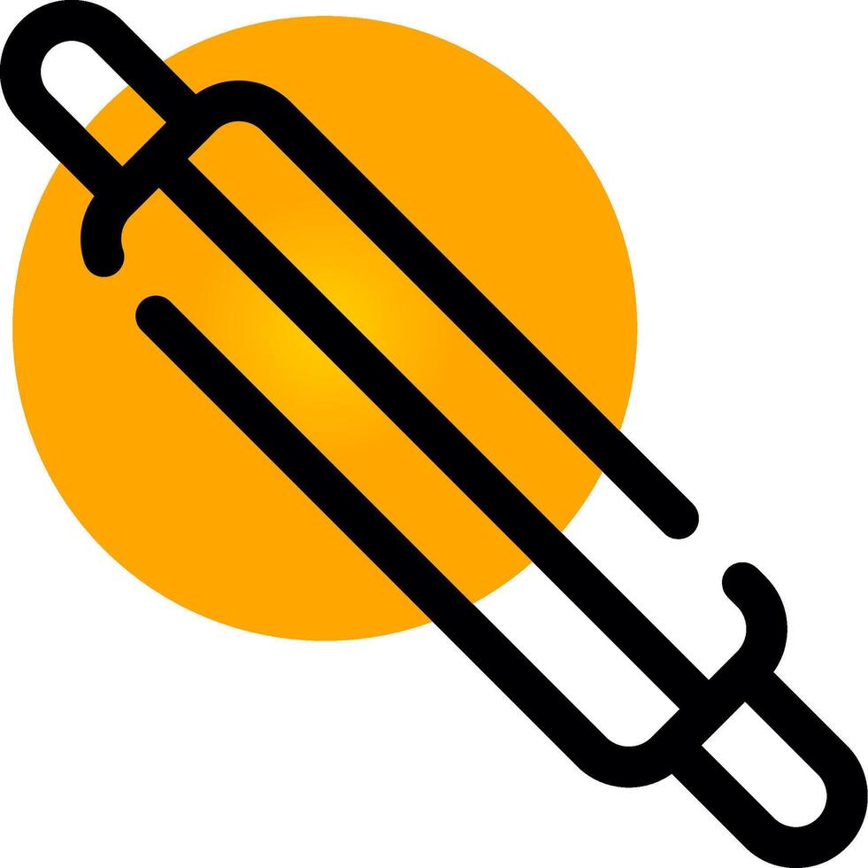 Rolling Pin Creative Icon Design vector