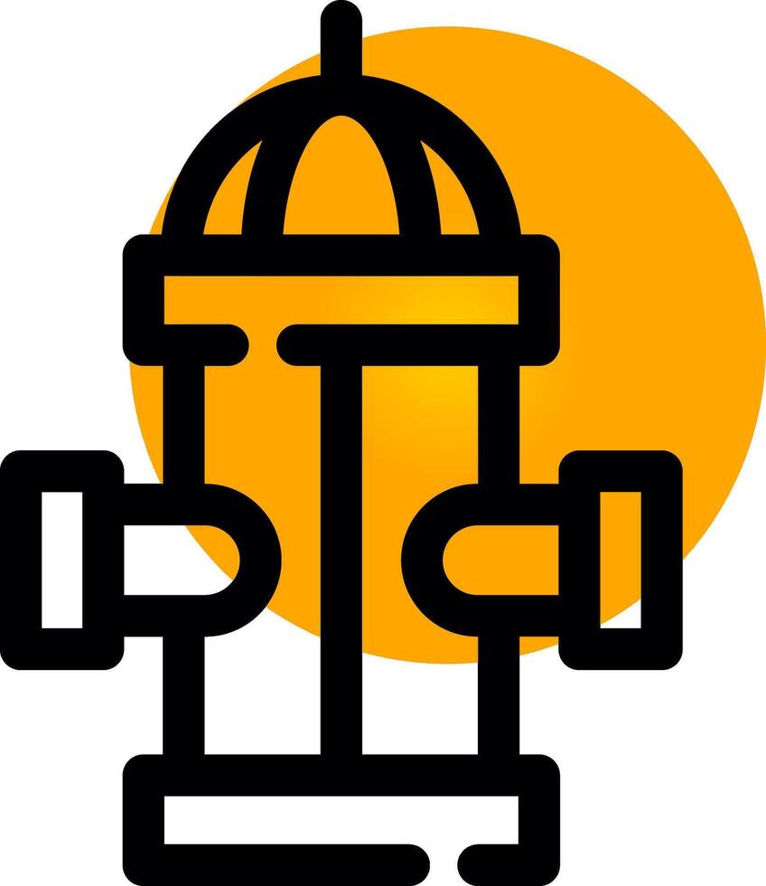 Hydrant Creative Icon Design vector