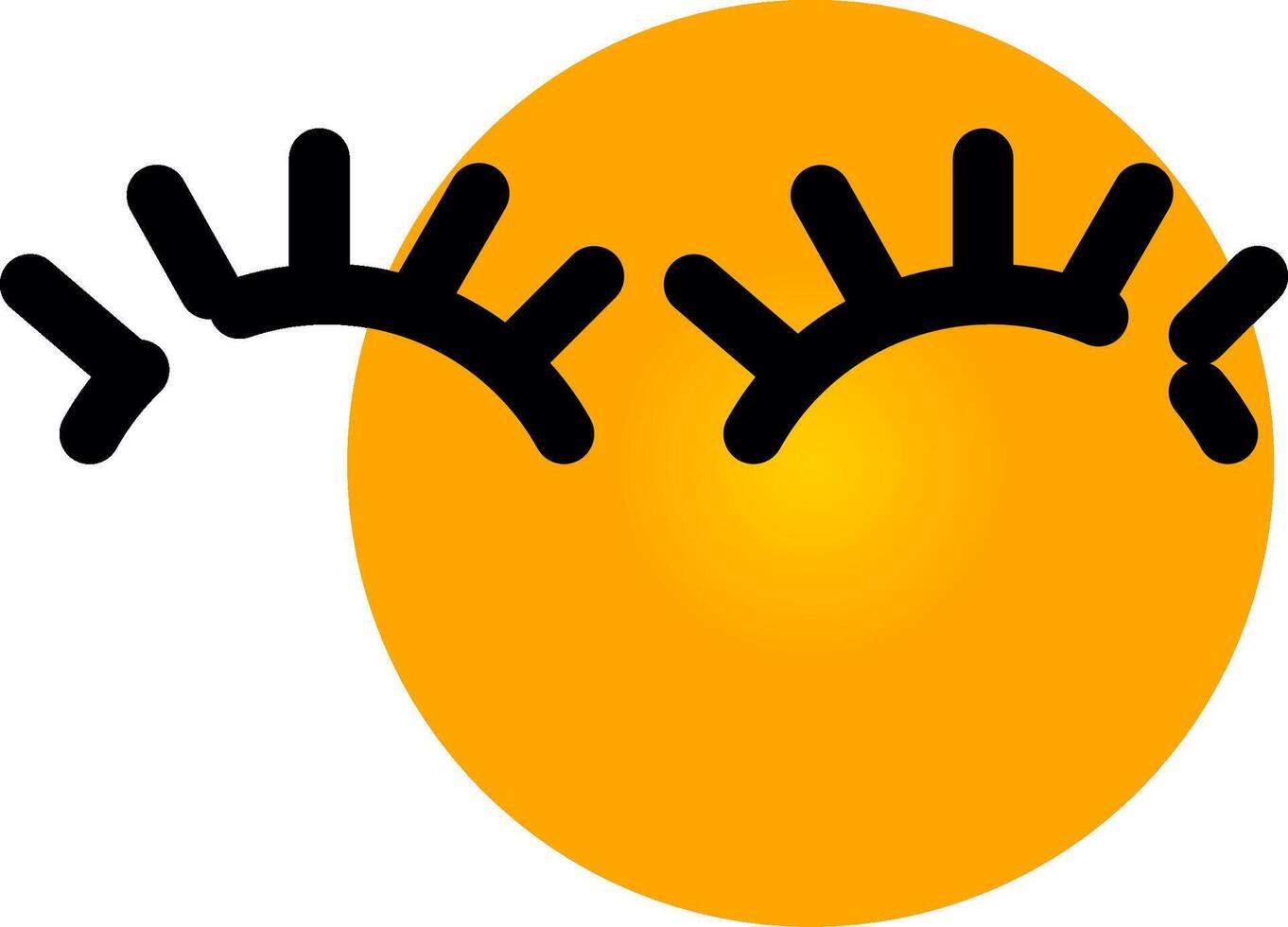 Eyelashes Creative Icon Design vector