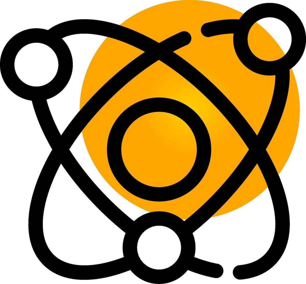 Atom Creative Icon Design vector