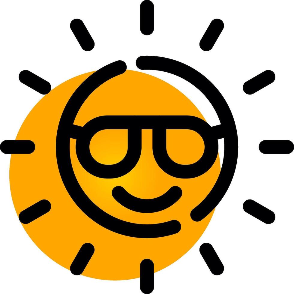 Sun Creative Icon Design vector