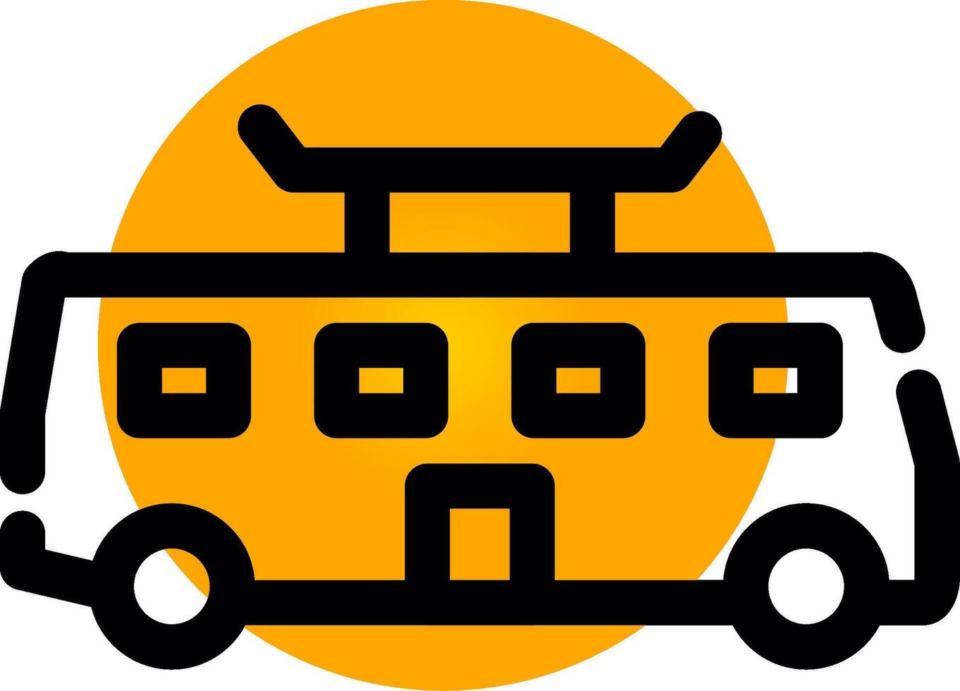 Tramcar Creative Icon Design vector